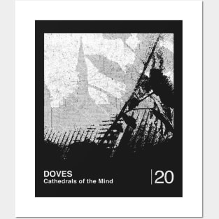 Doves / Minimalist Graphic Design Fan Artwork Posters and Art